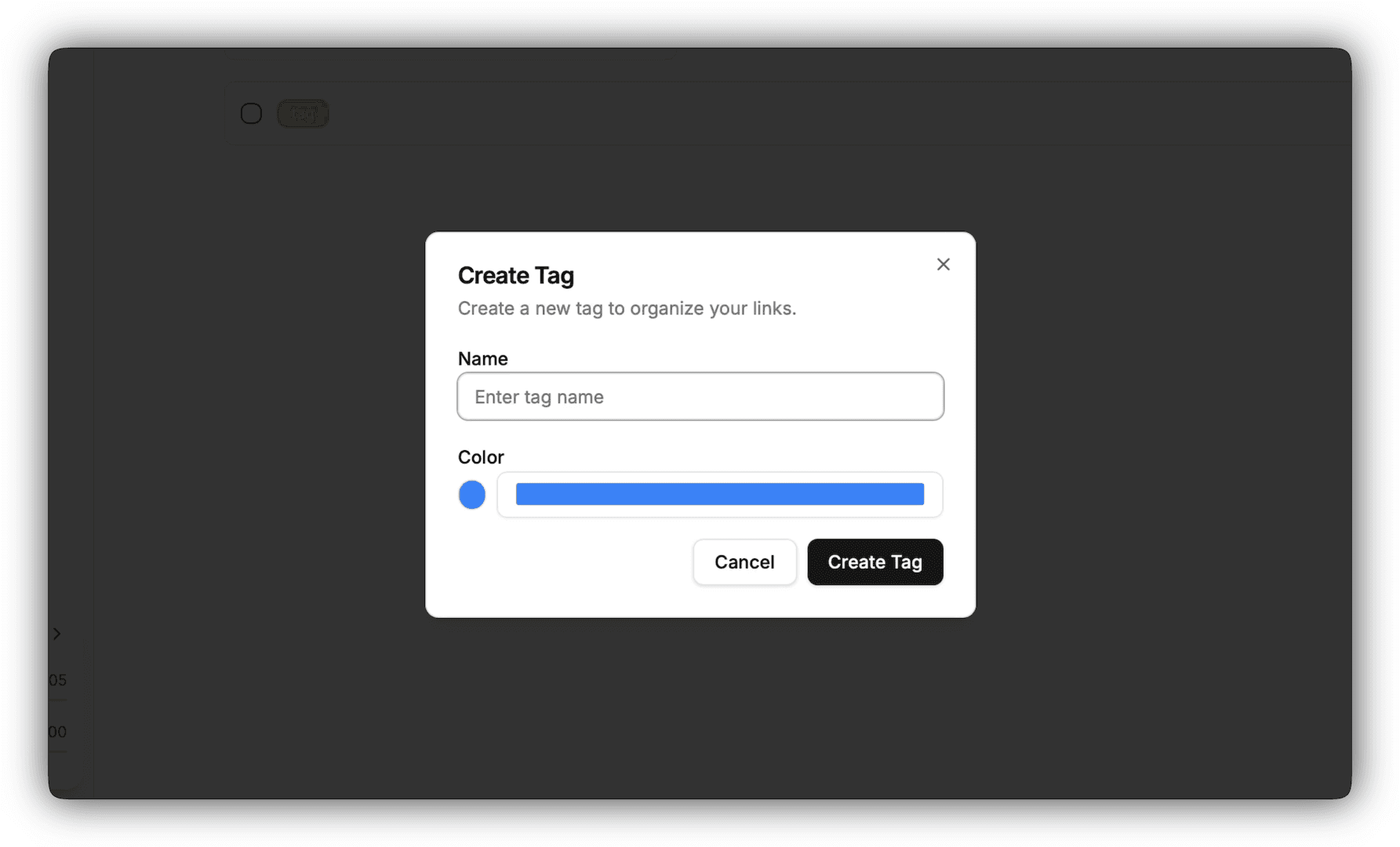 Create tag